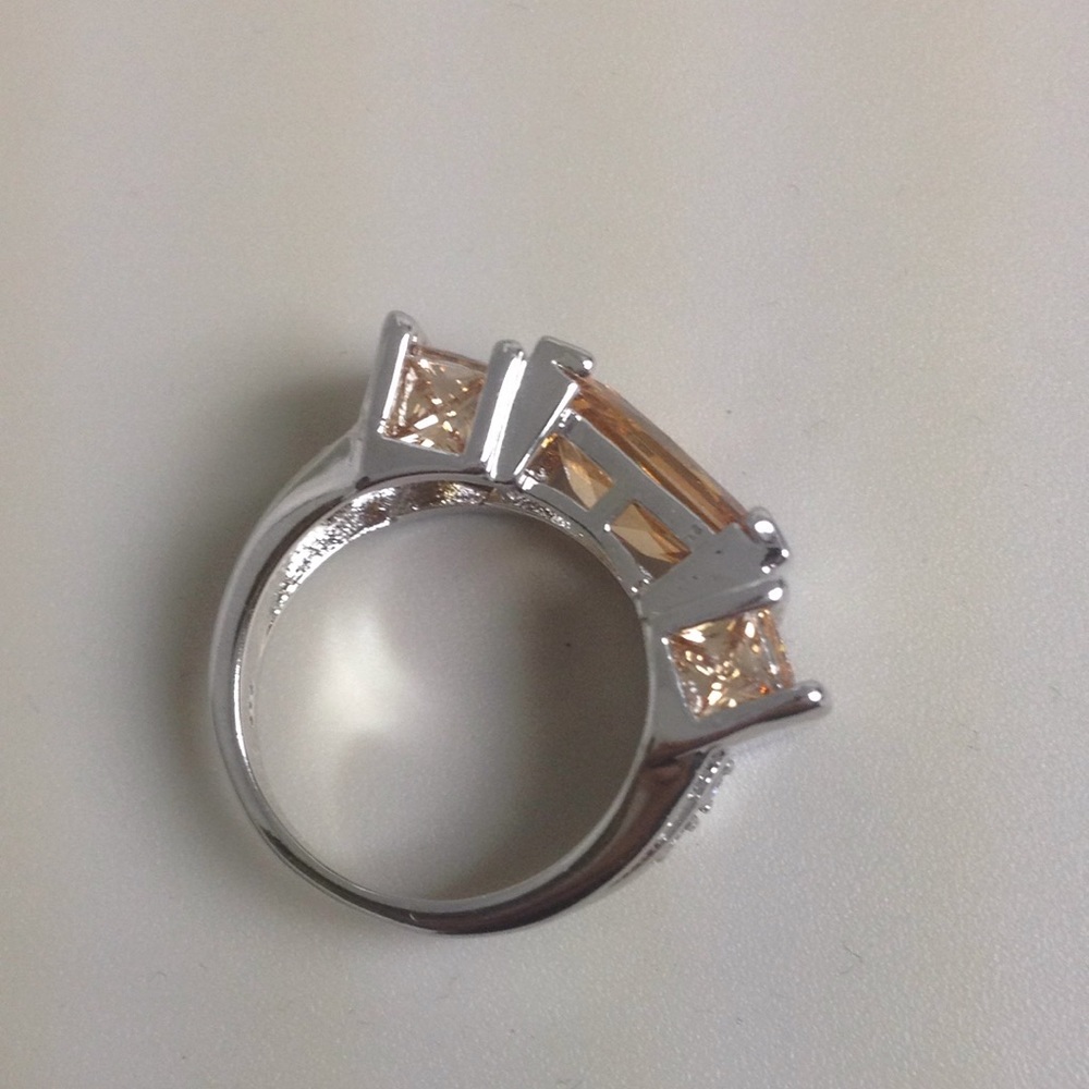 925 sterling silver plated ring - Picture 7 of 7